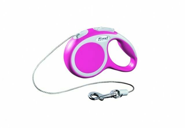 Flexi VARIO Pink Retractable Lead Cord Small 5m RRP £11.99 CLEARANCE XL £8.99